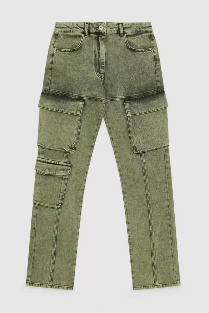 pantaloni_cargo_over_in_jeans_4.webp Patrizia Pepe Jeans<Pantaloni cargo over in jeans