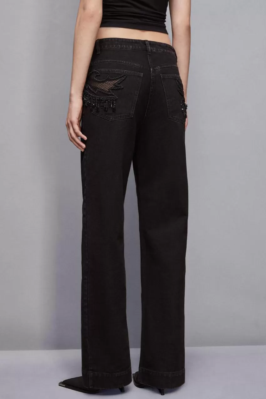 pantaloni_denim_gioiello_2.webp Patrizia Pepe Jeans<Pantaloni denim gioiello