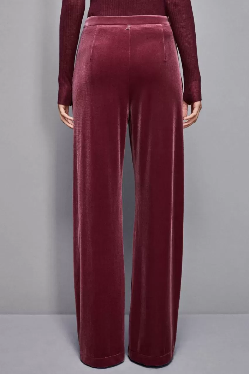 pantaloni_palazzo_in_velluto_essential_2-1.webp Patrizia Pepe Tailleur | Palazzo<Pantaloni palazzo in velluto Essential