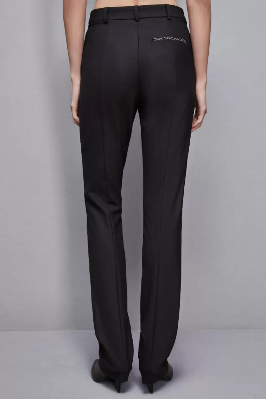 pantaloni_sartoriali_in_lana_essential_2-1.webp Patrizia Pepe Tailleur | Slim & Skinny<Pantaloni sartoriali in lana Essential