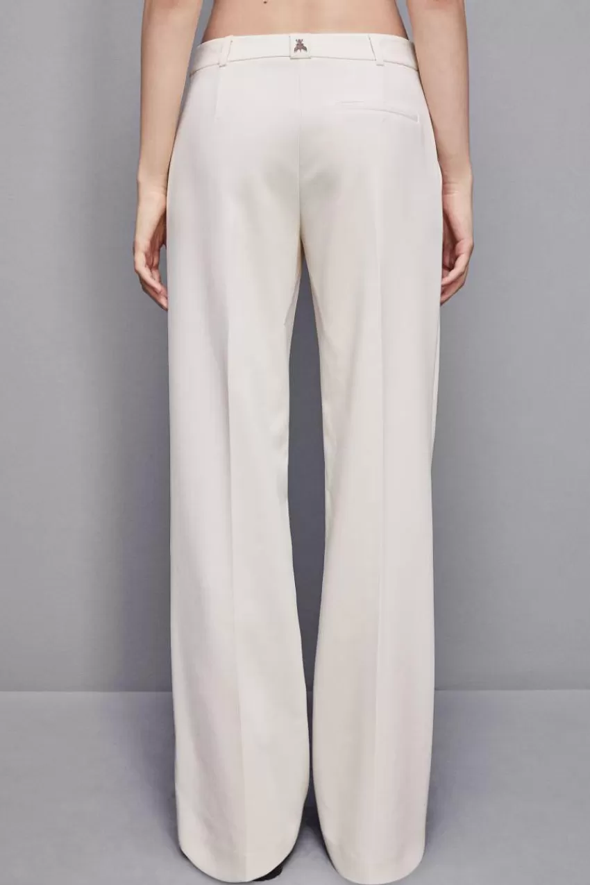 pantaloni_vita_bassa_in_twill_2-1.webp Patrizia Pepe Tailleur | Palazzo<Pantaloni vita bassa in twill