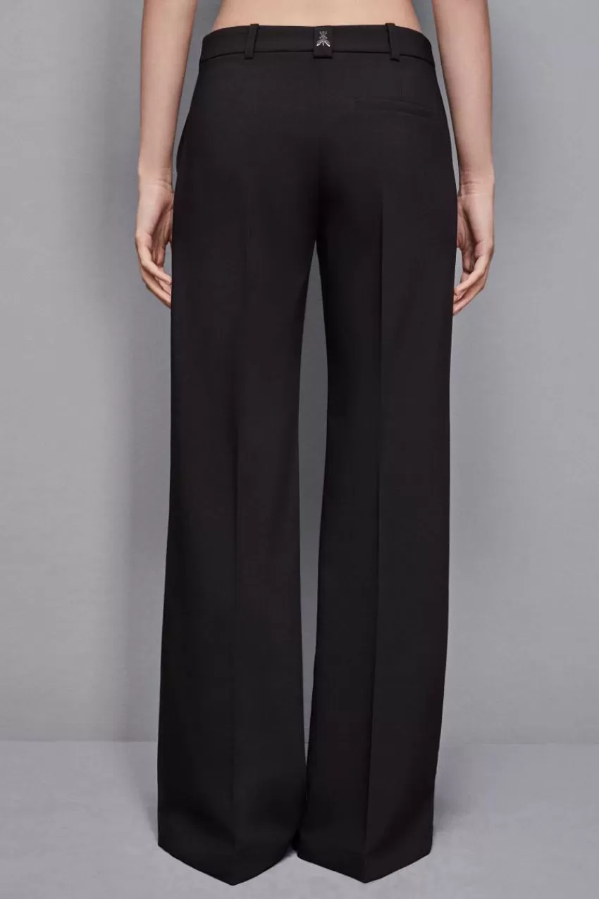 pantaloni_vita_bassa_in_twill_2.webp Patrizia Pepe Tailleur | Palazzo<Pantaloni vita bassa in twill