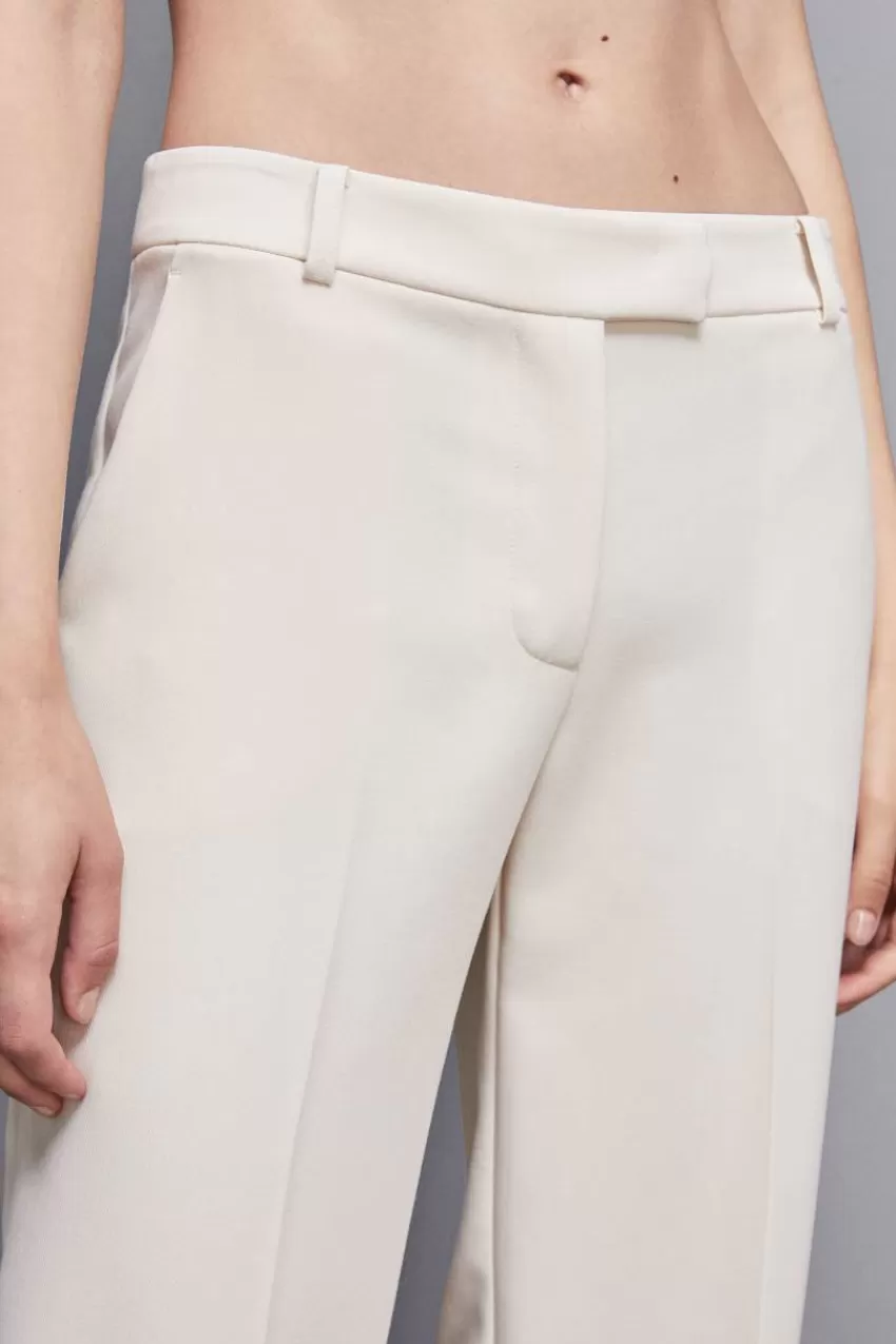 pantaloni_vita_bassa_in_twill_3-1.webp Patrizia Pepe Tailleur | Palazzo<Pantaloni vita bassa in twill
