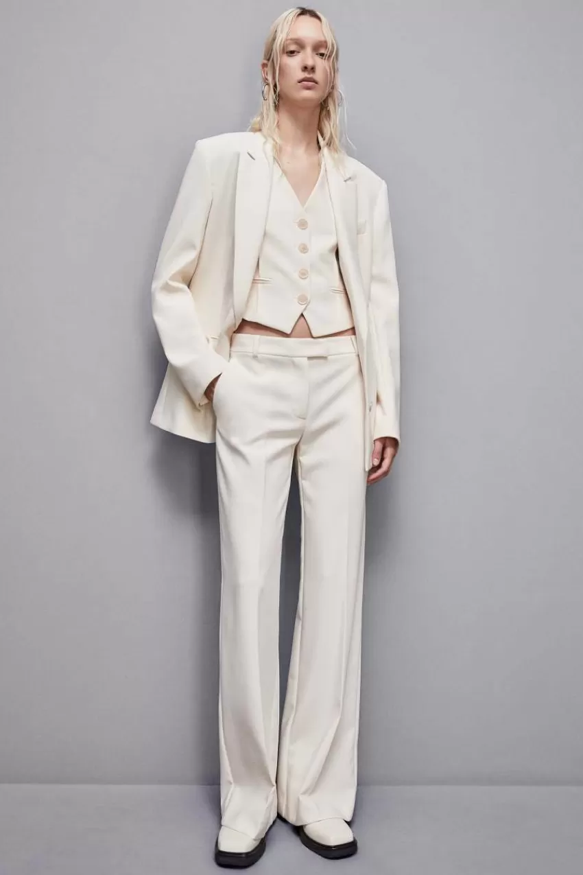 pantaloni_vita_bassa_in_twill_5.webp Patrizia Pepe Tailleur | Palazzo<Pantaloni vita bassa in twill