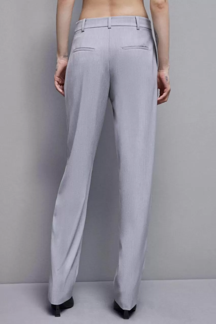 pantaloni_vita_regolare_in_viscosa_2.webp Patrizia Pepe Straight Cut<Pantaloni vita regolare in viscosa