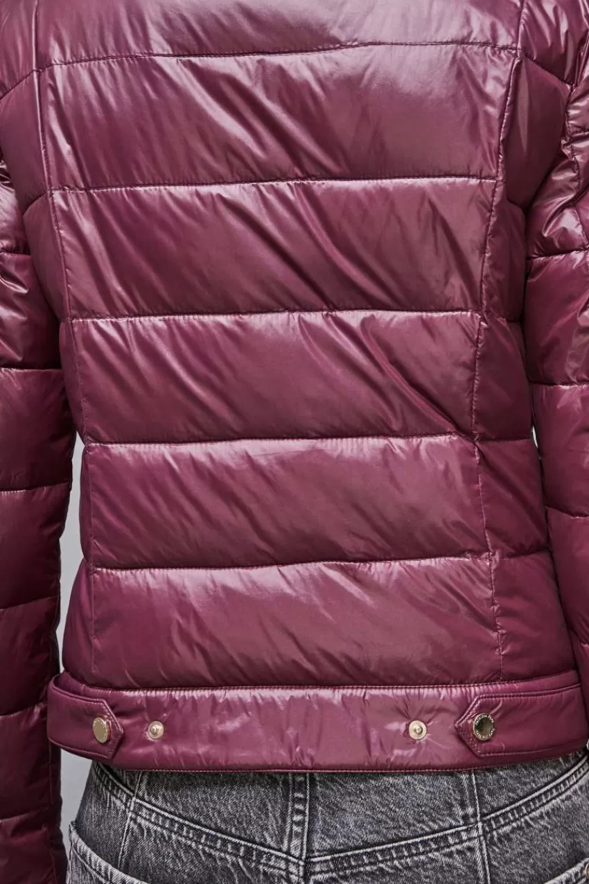 piumino_con_cappuccio_in_nylon_down_proof_5-1.webp Patrizia Pepe Piumini<Piumino con cappuccio in nylon down proof