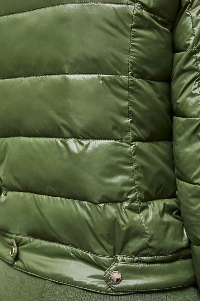 piumino_con_cappuccio_in_nylon_down_proof_5.webp Patrizia Pepe Piumini<Piumino con cappuccio in nylon down proof