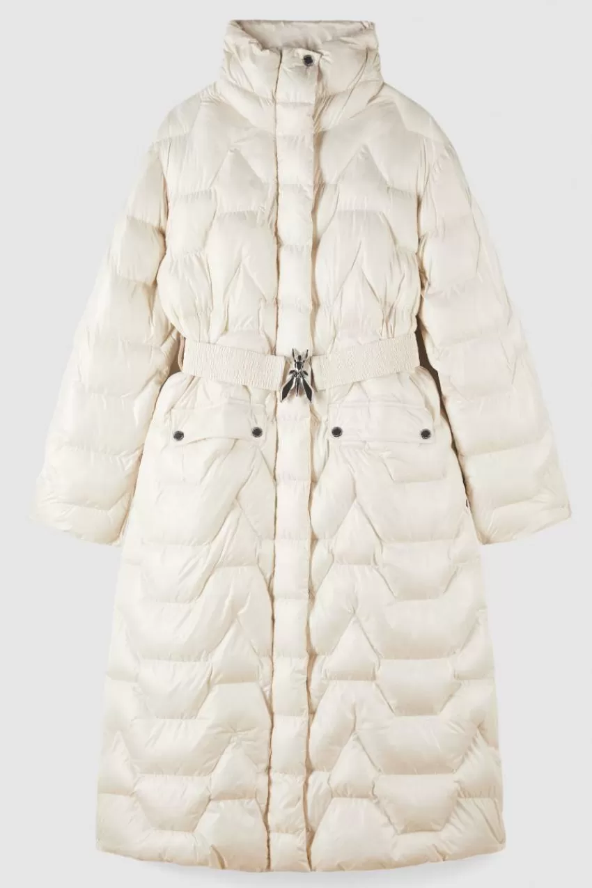 piumino_lungo_trapuntato_in_nylon_4.webp Patrizia Pepe Cappotti<Piumino lungo trapuntato in nylon