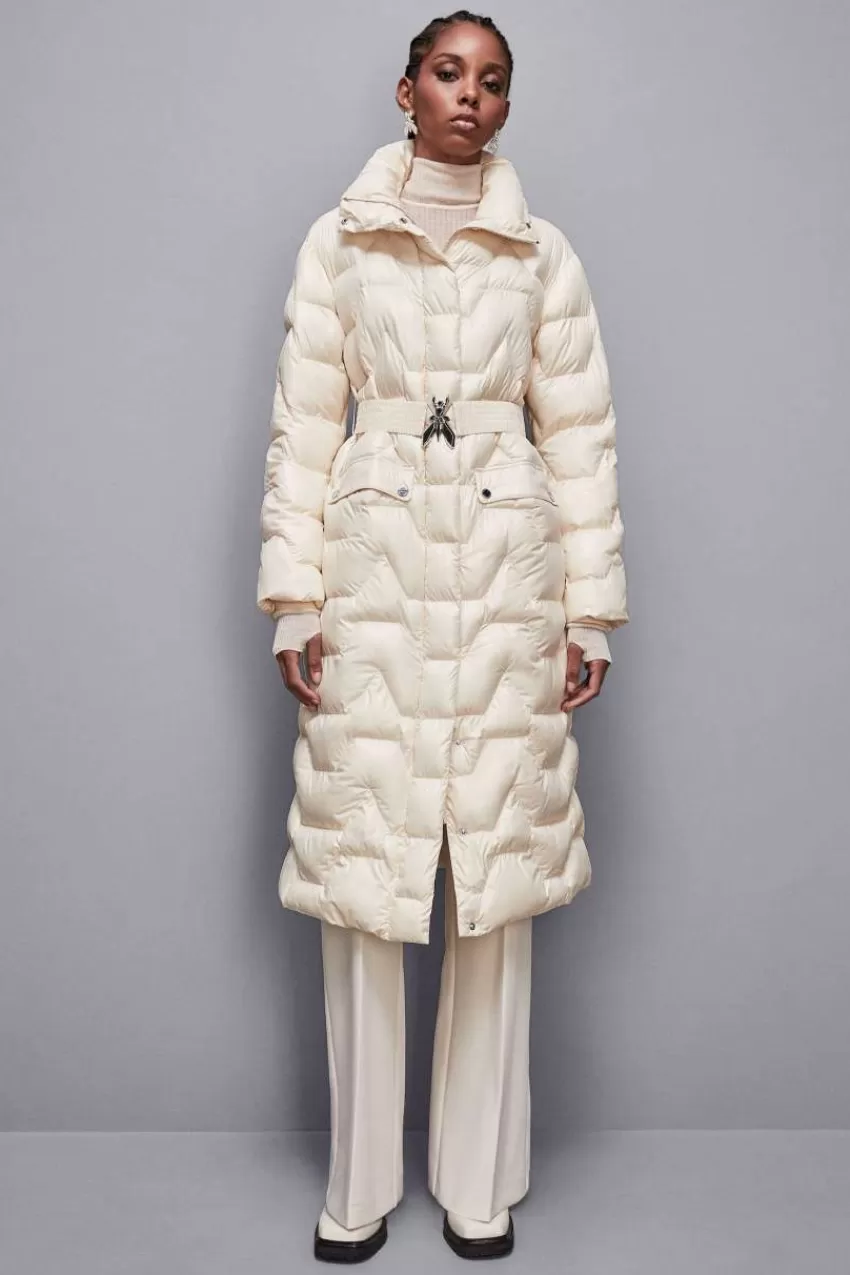 piumino_lungo_trapuntato_in_nylon_5.webp Patrizia Pepe Cappotti<Piumino lungo trapuntato in nylon