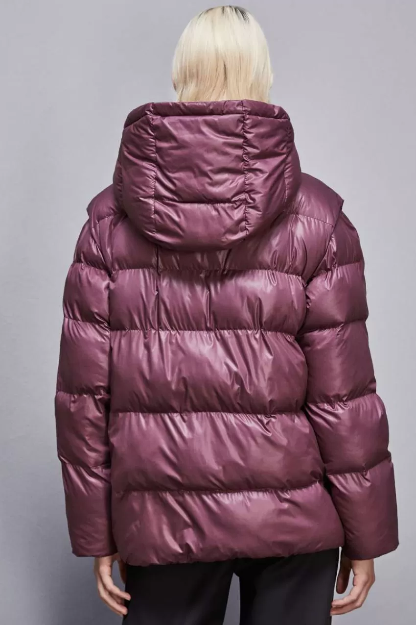 piumino_over_in_nylon_lucido_2.webp Patrizia Pepe Piumini<Piumino over in nylon lucido