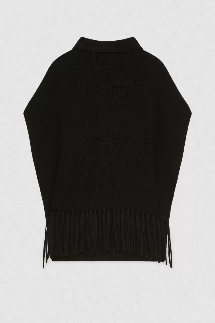 poncho_con_frange_in_lana_organica_4.webp Patrizia Pepe Foulard<Poncho con frange in lana organica
