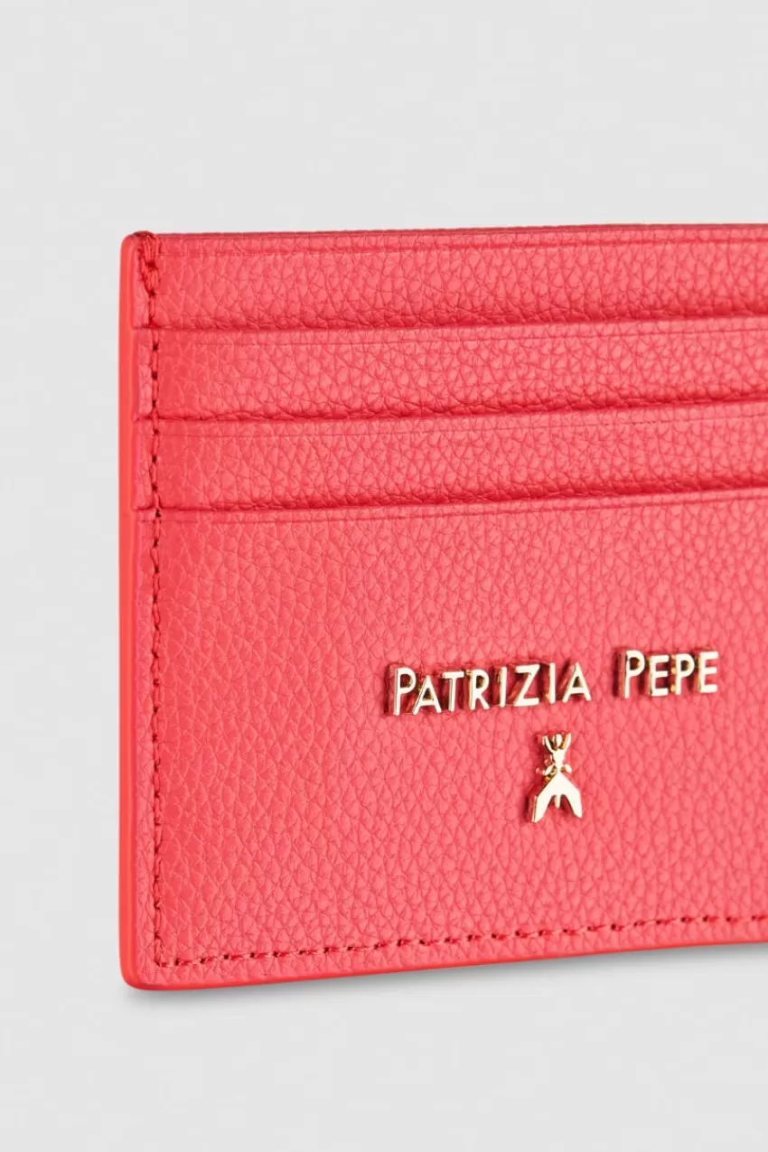porta_carte_di_credito_in_pelle_3.webp Patrizia Pepe Piccola Pelletteria<Porta carte di credito in pelle