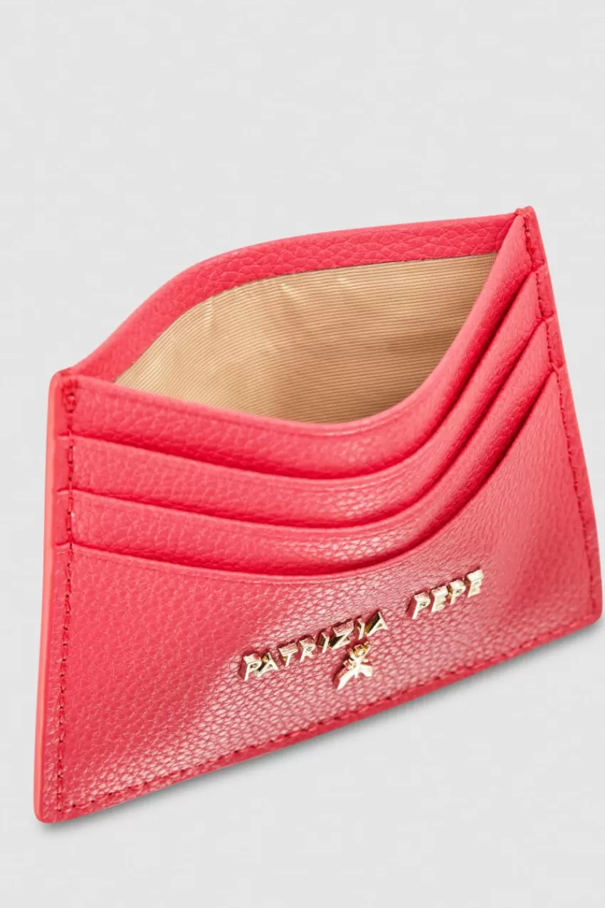 porta_carte_di_credito_in_pelle_4.webp Patrizia Pepe Piccola Pelletteria<Porta carte di credito in pelle