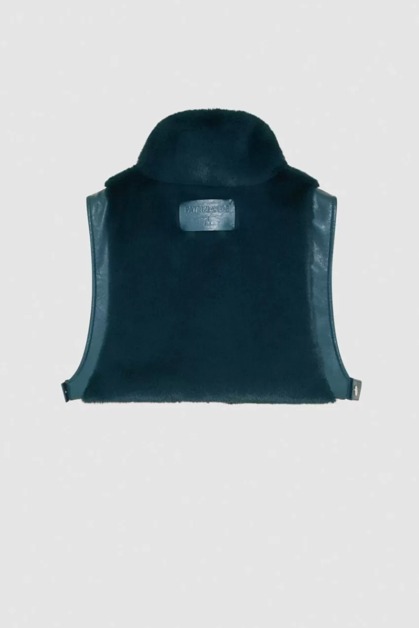 scaldacuore_smanicato_in_tessuto_6.webp Patrizia Pepe Foulard<Scaldacuore smanicato in tessuto