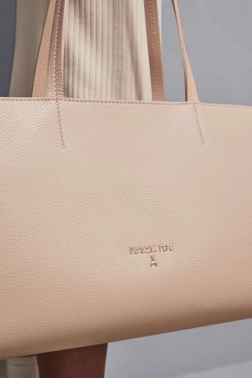 shopping_bag_in_pelle_con_zip_5-1.webp Patrizia Pepe Shopping<Shopping bag in pelle con zip