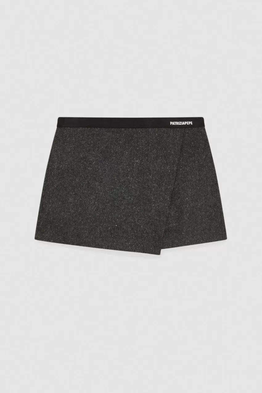 shorts_mini_in_panno_4.webp Patrizia Pepe Shorts<Shorts mini in panno