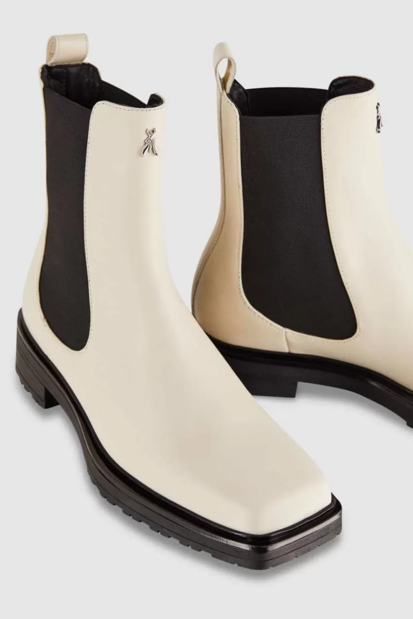 stivali_beatles_punta_quadrata_in_pelle_3.webp Patrizia Pepe Stivali<Stivali beatles punta quadrata in pelle