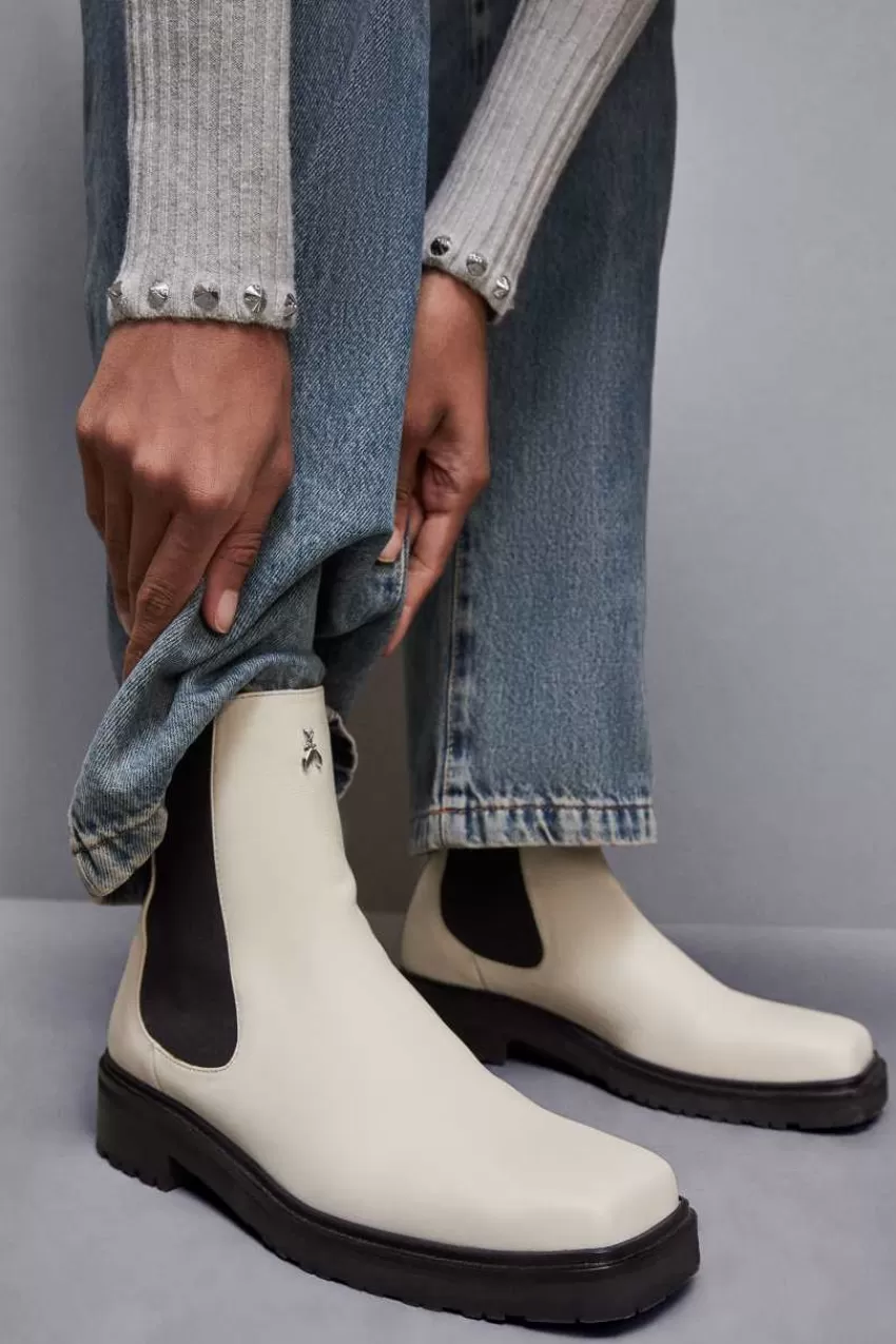 stivali_beatles_punta_quadrata_in_pelle_4.webp Patrizia Pepe Stivali<Stivali beatles punta quadrata in pelle