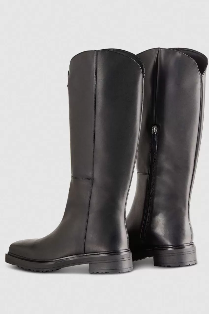 stivali_punta_quadrata_in_pelle_2.webp Patrizia Pepe Stivali<Stivali punta quadrata in pelle