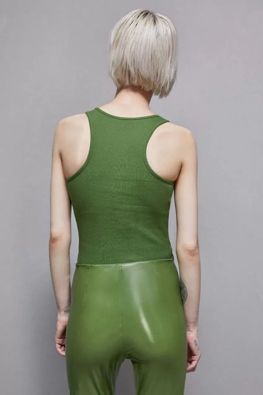 top_a_costine_in_cotone_2.webp Patrizia Pepe Tops<Top a costine in cotone