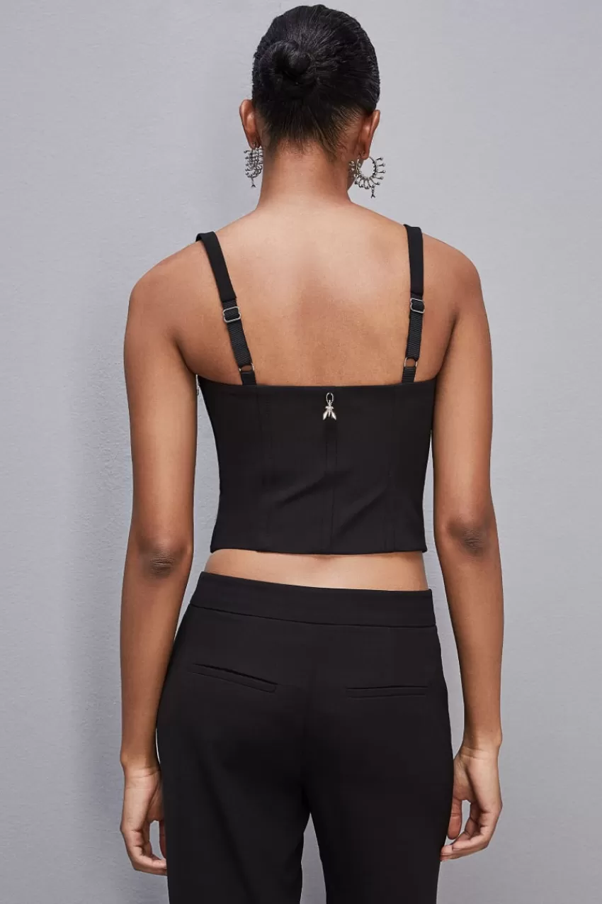 top_bustier_2.webp Patrizia Pepe Tops<Top bustier