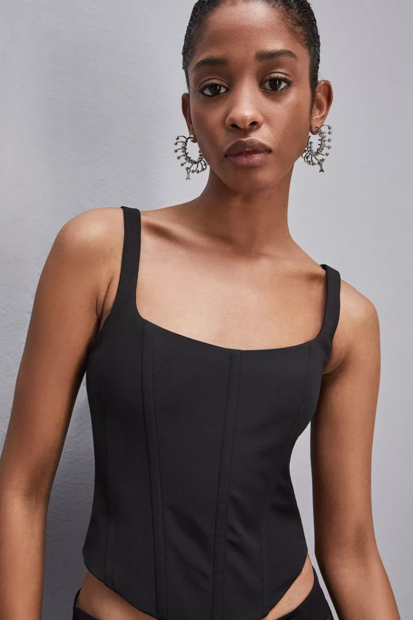 top_bustier_3.webp Patrizia Pepe Tops<Top bustier