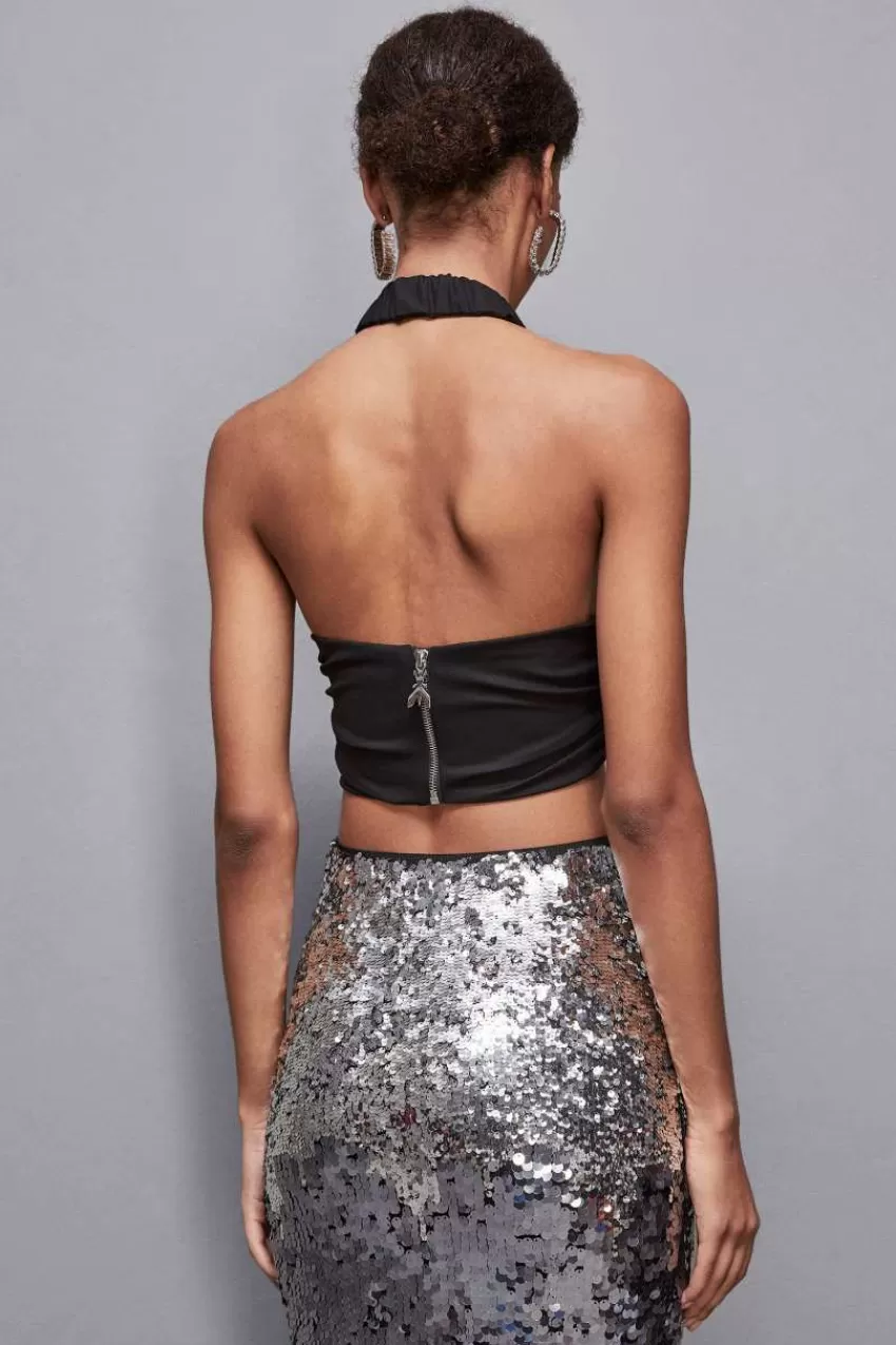 top_incrociato_in_lana_essential_2-1.webp Patrizia Pepe Tops<Top incrociato in lana Essential