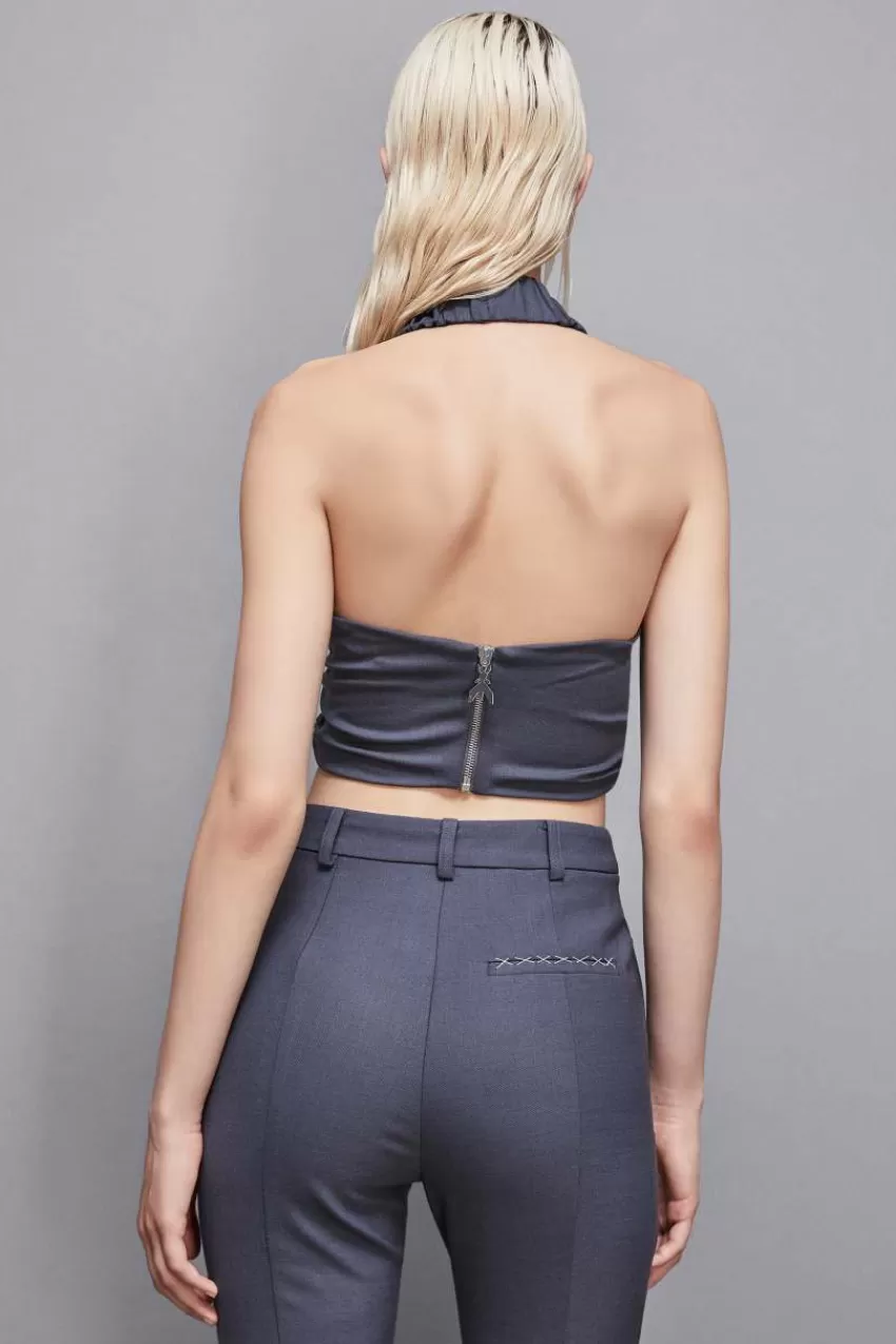 top_incrociato_in_lana_essential_2.webp Patrizia Pepe Tops<Top incrociato in lana Essential