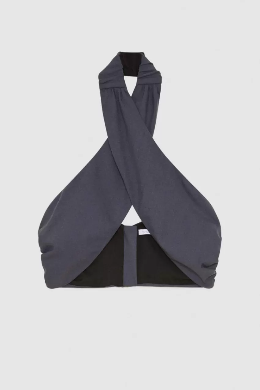 top_incrociato_in_lana_essential_4.webp Patrizia Pepe Tops<Top incrociato in lana Essential