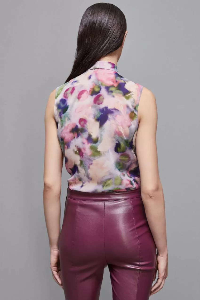 top_regular_in_georgette_fantasia_2.webp Patrizia Pepe Bluse<Top regular in georgette fantasia