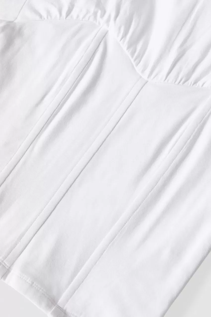 tshirt_bustier_in_jersey_di_cotone_5.webp Patrizia Pepe T-Shirts<T-shirt bustier in Jersey di cotone