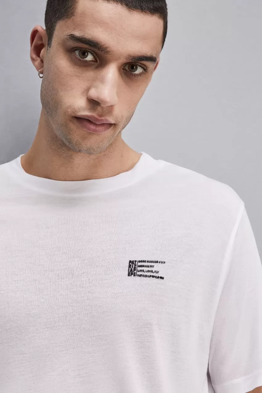 tshirt_manica_corta_in_jersey_3.webp Uomo Patrizia Pepe T-Shirt E Camicie<T-shirt manica corta in jersey