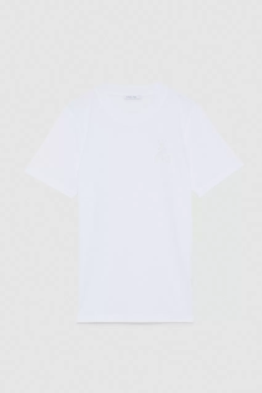 Patrizia Pepe T-Shirts<T-shirt maniche corte patch Fly in cotone