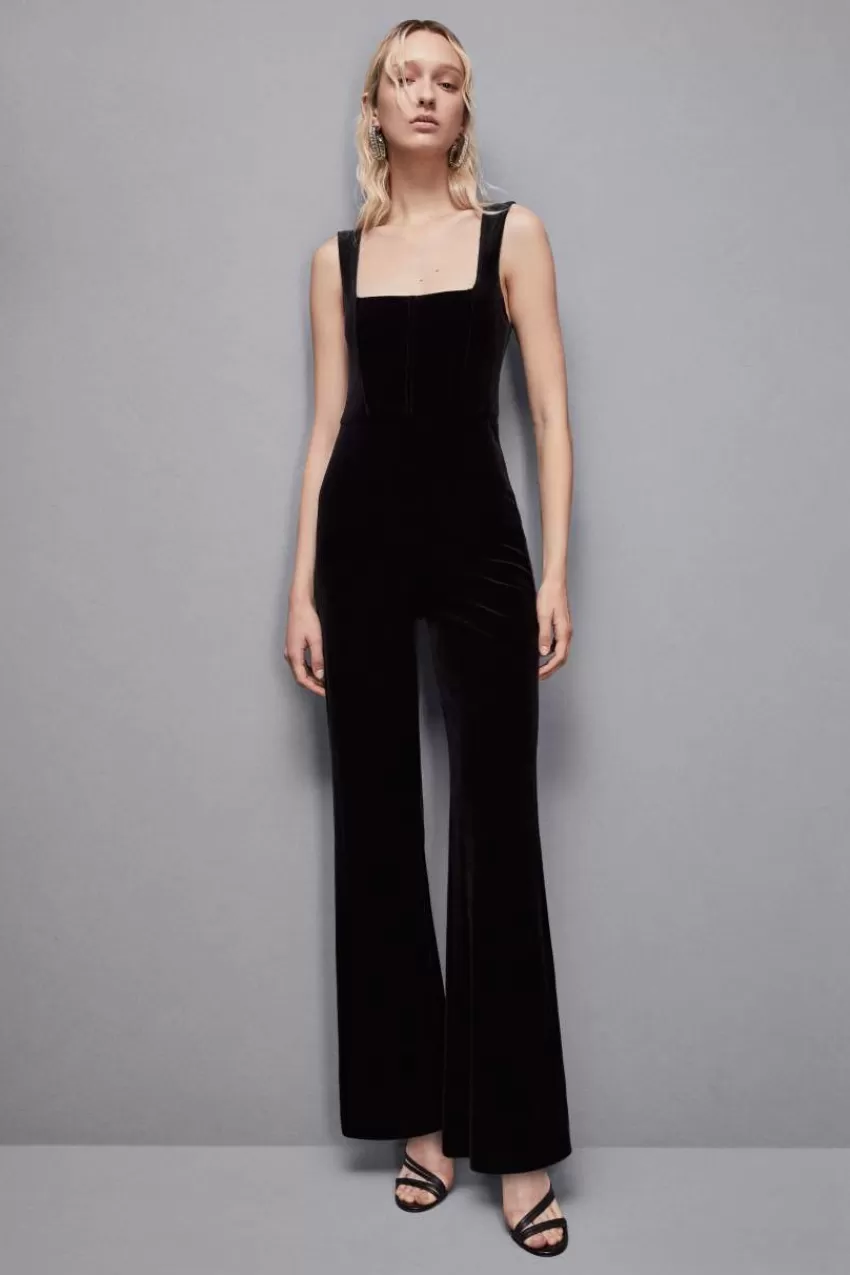 tuta_bustier_in_velluto_essential_5.webp Patrizia Pepe Tute<Tuta bustier in velluto Essential