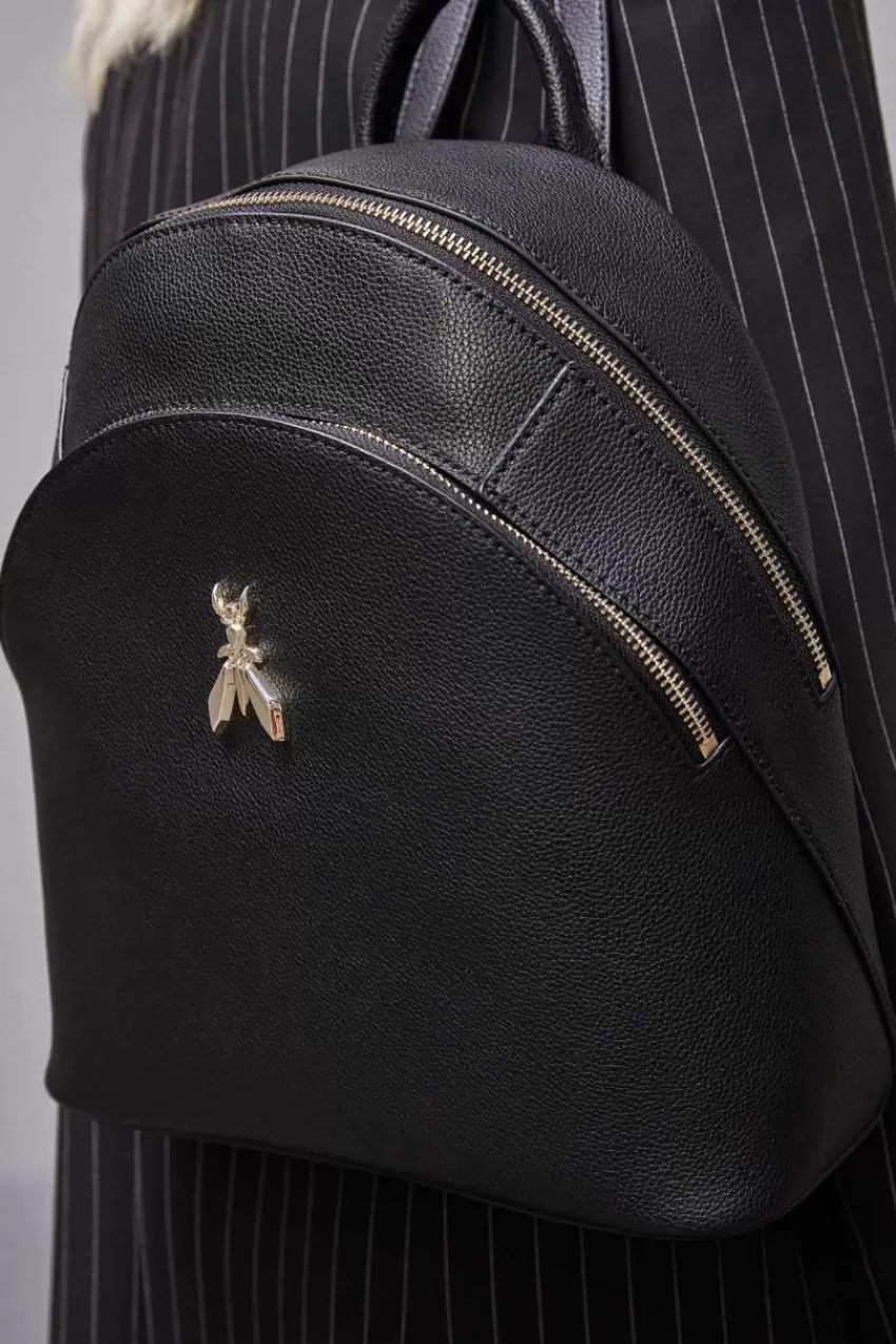 zaino_fly_in_pelle_con_doppia_tasca_5.webp Patrizia Pepe Zaini<Zaino Fly in pelle con doppia tasca